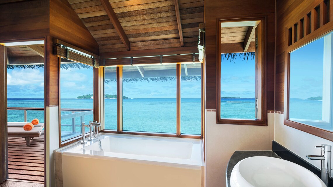 Premium Overwater Villa with Pool at Sheraton Maldives Full Moon Resort & Spa thumbnail 3